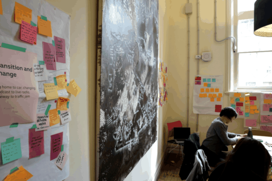 Team planning next steps for Eco-Tourism & Sustainable Hiking Booking Platform